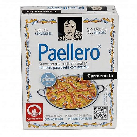 Tempero para Paella com açafrão Carmencita 20 g