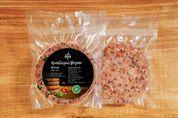 Hamburguer Vegano de Quinoa 120 g - Lyrios