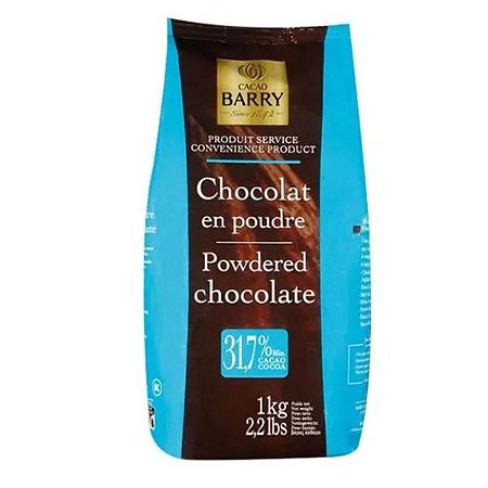 CHOCOLATE EM PÓ 32% CACAU 1KG CACAO BARRY - CALLEBAUT