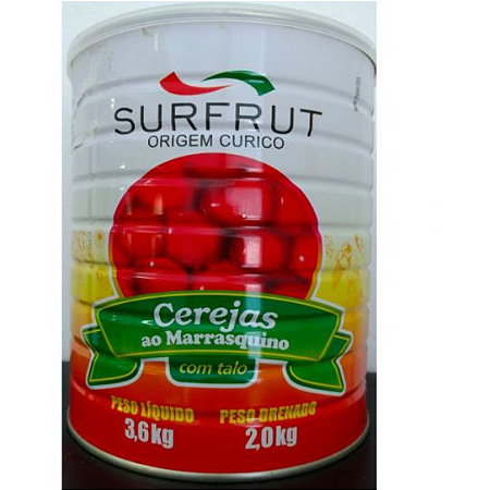 Cereja Surfrut int. Chilena com talo - 6 X 2,0 KG