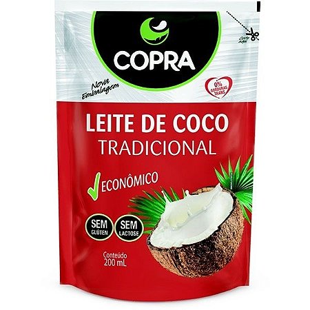 Leite de Coco Pouch 200 ml Copra