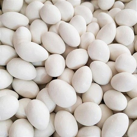 Amêndoa Confeitada Branca Importada