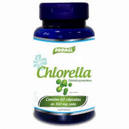 Chlorella 60 capsulas - 360 mg Promel