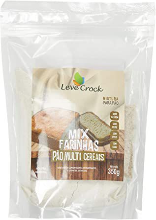 Mix Farinhas Pão Multi Cereais 350 g Leve Crock