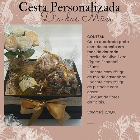 CESTA PERSONALIZADA DIA DAS MÃES