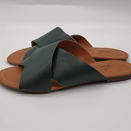 sapato feminino verde musgo