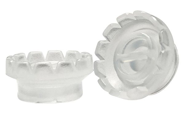 Batoque Flor Porta Cola Extensão Cílios 50un