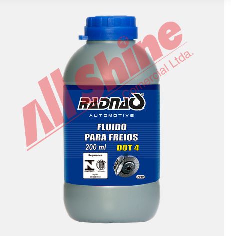 Fluido de Freio RADNAQ DOT 4 - 200 ml
