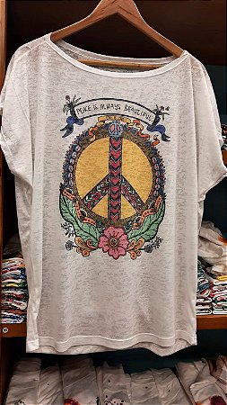 Camiseta Peace Is Always Beatiful ☮️  - T-shirt