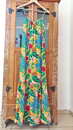 Vestido Longo Nãna Floral