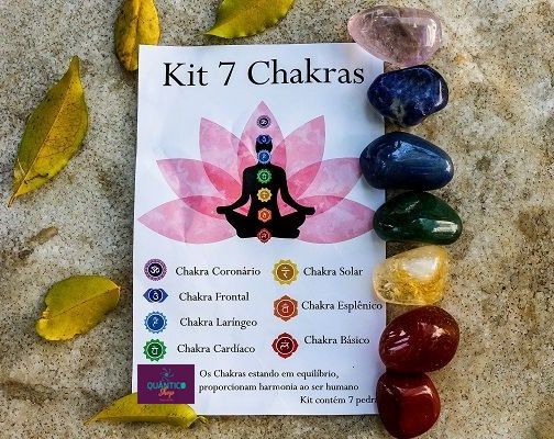 Kit Pedra 7 Chakras