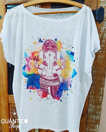 Camiseta Energia Positiva Ganesha Colors - T-shirt