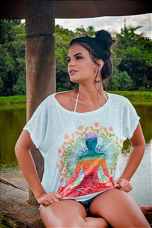 Camiseta Meditação Colors  - T-shirt