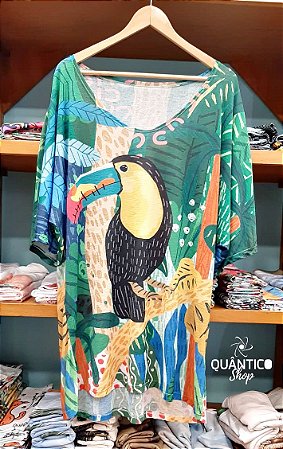 Saída de praia Natureza– Modelo Kimono