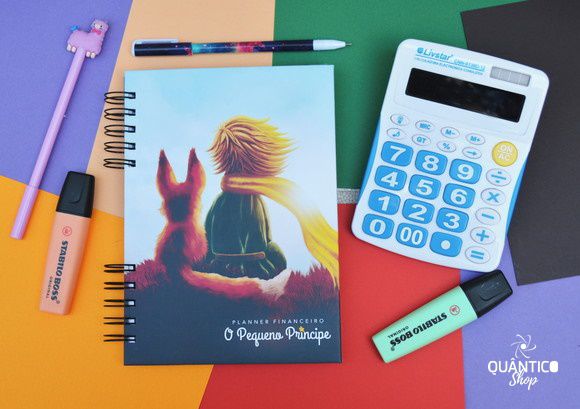 Planner financeiro Permanente Pequeno Príncipe