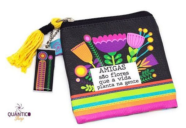 Porta Moedas – Mini Bag Flores Amigas