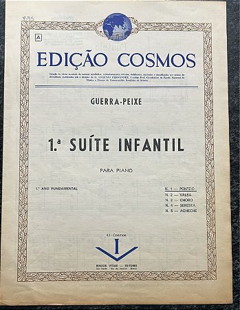 PONTEIO - partitura para piano - Guerra-Peixe