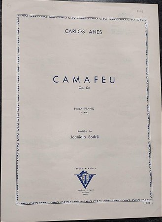 CAMAFEU OPUS 131 - partitura para piano - Carlos Anes