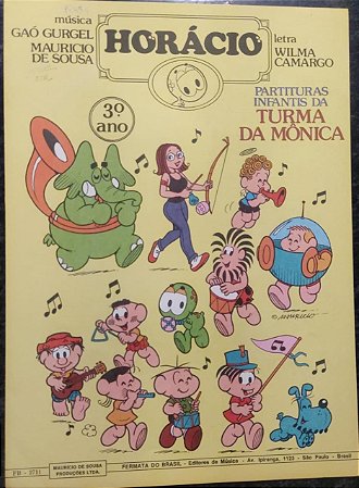 CHICO BENTO – Turma da Mônica – partitura para piano 4 mãos – Maurício de  Sousa, Gaó Gurgel e Wilma - Recanto Musical