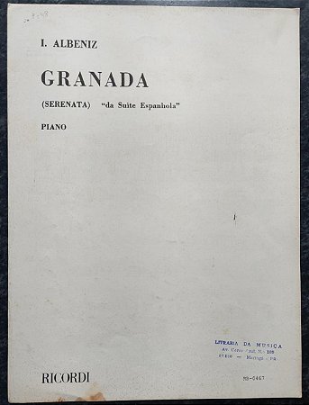GRANADA - Serenata da Suite Espanhola - Albeniz