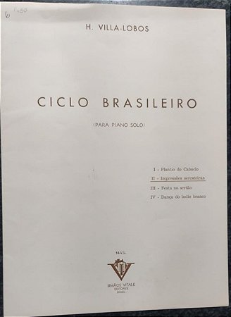 IMPRESSÕES SERESTEIRAS - partitura para piano - Villa-Lobos