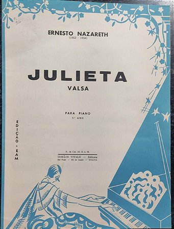 JULIETA - partitura para piano - Ernesto Nazareth