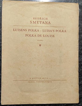 LOUISINA POLKA (Louisa's Polka) - partitura para piano - Bedřich Smetana