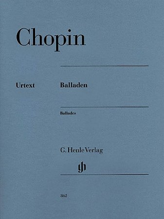 CHOPIN - BALADAS PARA PIANO (Balladen / Ballades) - Urtext