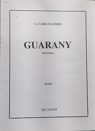 IL GUARANY (Sinfonia) - partitura para piano - A. Carlos Gomes