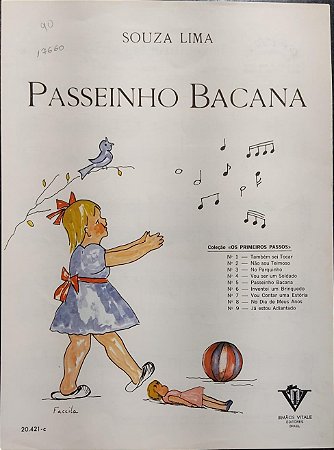PASSEINHO BACANA - partitura para piano - Souza Lima