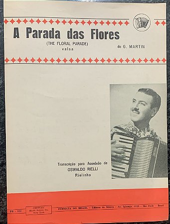 A PARADA DAS FLORES - partitura para acordeon - G. Martin