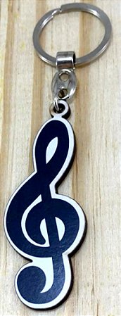CHAVEIRO CLAVE DE SOL (MDF)