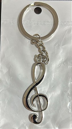 CHAVEIRO CLAVE DE SOL (Metal)
