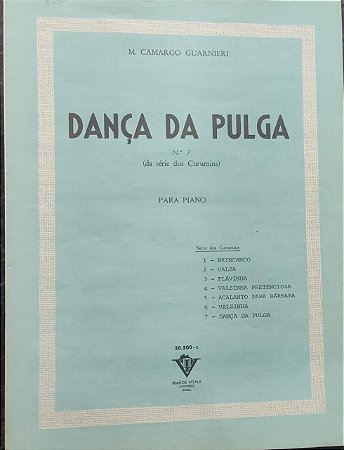 DANÇA DA PULGA - partitura para piano - M. Camargo Guarnieri