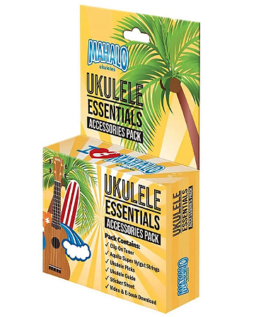 Kit de Acessórios para Ukulele - MAHALO (Cód: MZK1)
