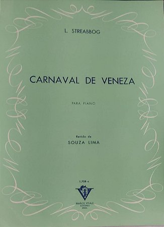 CARNAVAL DE VENEZA - partitura para piano - Streabbog