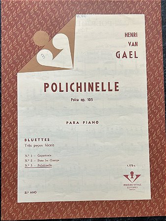 POLICHINELLE Polca Opus 105 - partitura para piano - Henri Van Gael