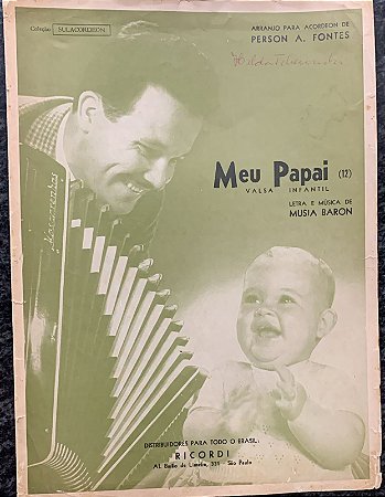 MEU PAPAI - Partitura para acordeon - Musia Baron