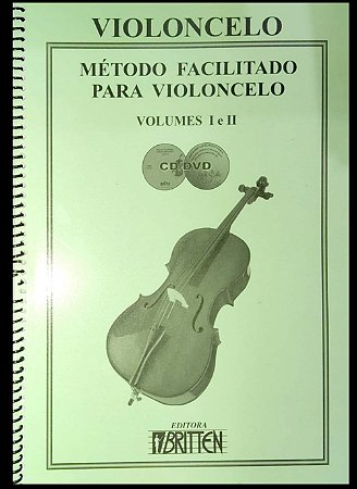 MÉTODO FACILITADO PARA VIOLONCELO - Vol. 1 e 2 - Nelson Gama Edição com áudio online pelo youtube