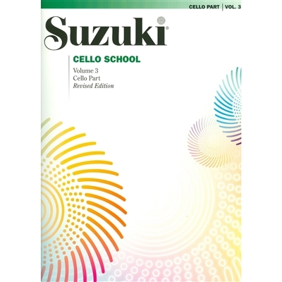 SUZUKI CELLO SCHOOL - Vol. 3 - Cello Part - Revised Edition