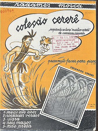 SOLDADOS VERDES - partitura para piano - Radamés Mosca
