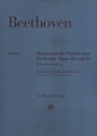 BEETHOVEN - ROMANZEN FUR VIOLINE UND ORCHESTER - OP. 40 E 50 - URTEXT