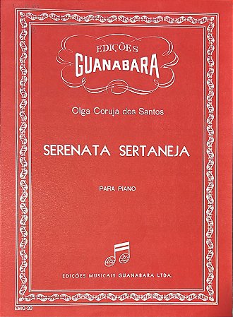 SERENATA SERTANEJA - partitura para piano - Olga Coruja dos Santos