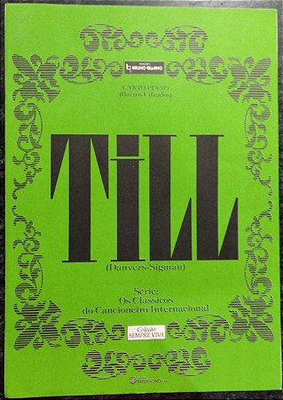TILL - partitura para piano e canto - Carl Sigman e Charles Danvers