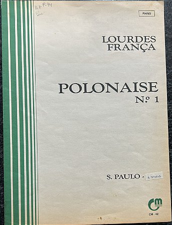 POLONAISE N° 1 - partitura para piano - Lourdes França