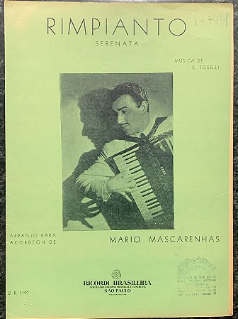 RIMPIANTO - partitura para acordeon - Enrico Toselli