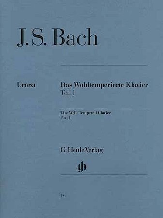 BACH - O CRAVO BEM TEMPERADO VOL. 1 - BACH - Urtext (DAS WOHLTEMPERIERTE KLAVIER - VOL.1) sem dedilhado