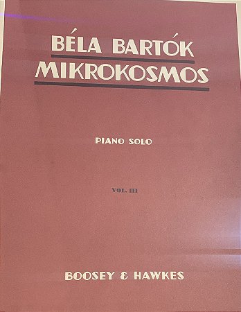 BELA BARTOK - MIKROKOSMOS - VOL 3