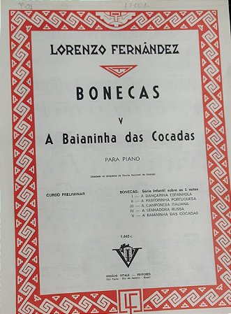 A BAIANINHA DAS COCADAS - partitura para piano - Lorenzo Fernandez