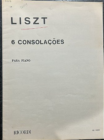 SEIS CONSOLAÇÕES - partitura para piano - Liszt